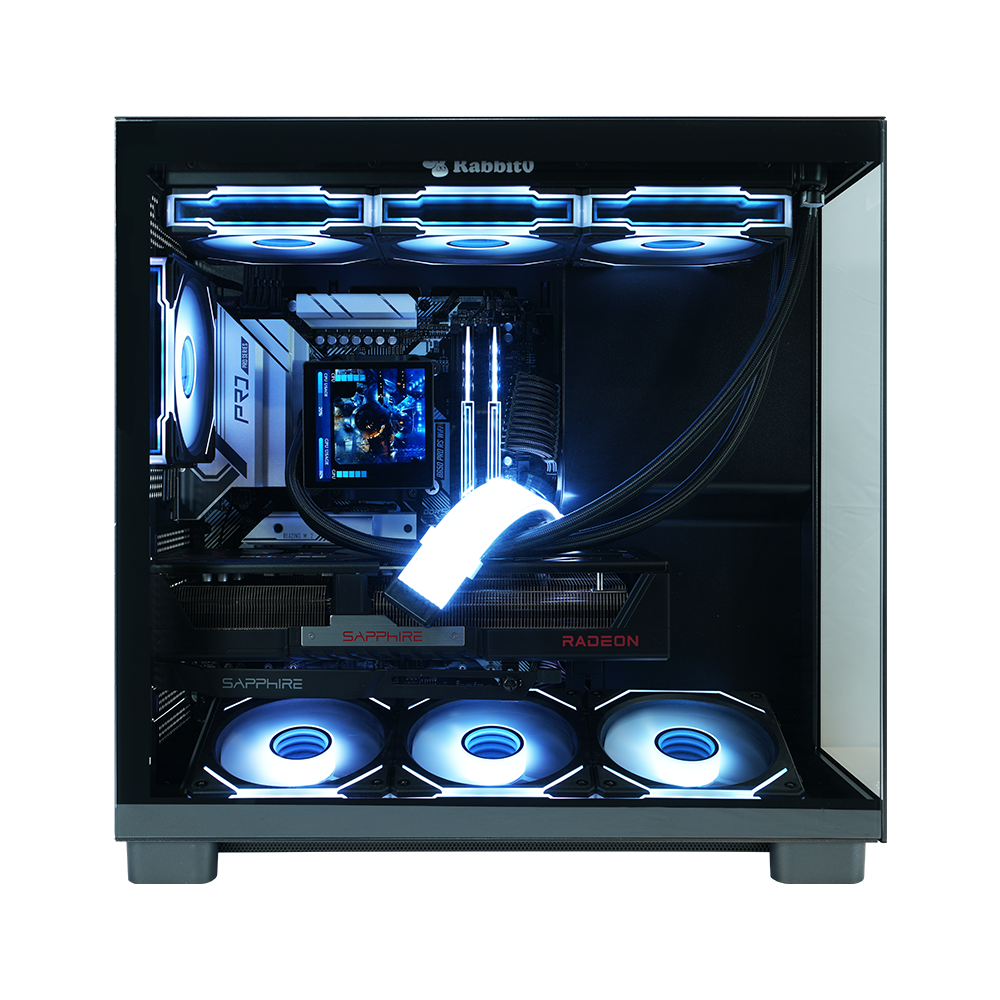 Rabbit0 Studio AMD Ryzen 7 7800X3D / Radeon RX 9070 XT 16GB ゲーミングPC NEX C53