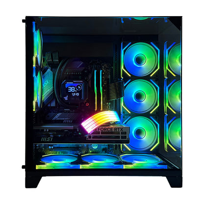 【展示品使用】1台限定 Rabbit0 Studio PREMIUMモデル AMD Ryzen 7 9700X / RTX 5070 Ti 16G ゲーミングPC ブラックモデル