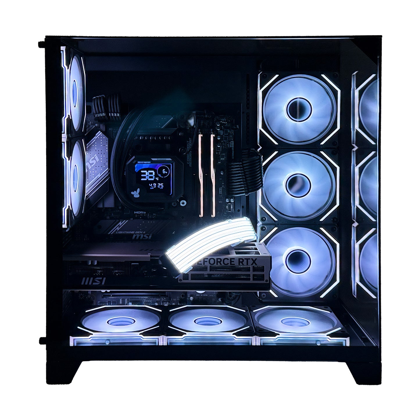 【展示品使用】1台限定 Rabbit0 Studio PREMIUMモデル AMD Ryzen 7 9700X / RTX 5070 Ti 16G ゲーミングPC ブラックモデル