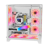Rabbit0 Studio AMD Ryzen 7 7800X3D / RTX 5060Ti ゲーミングPC All ホワイトモデル